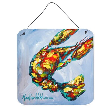 Carolines Treasures Crawfish Iced Crawfish Aluminium Metal Wall or Door Hanging Prints MW1032DS66
